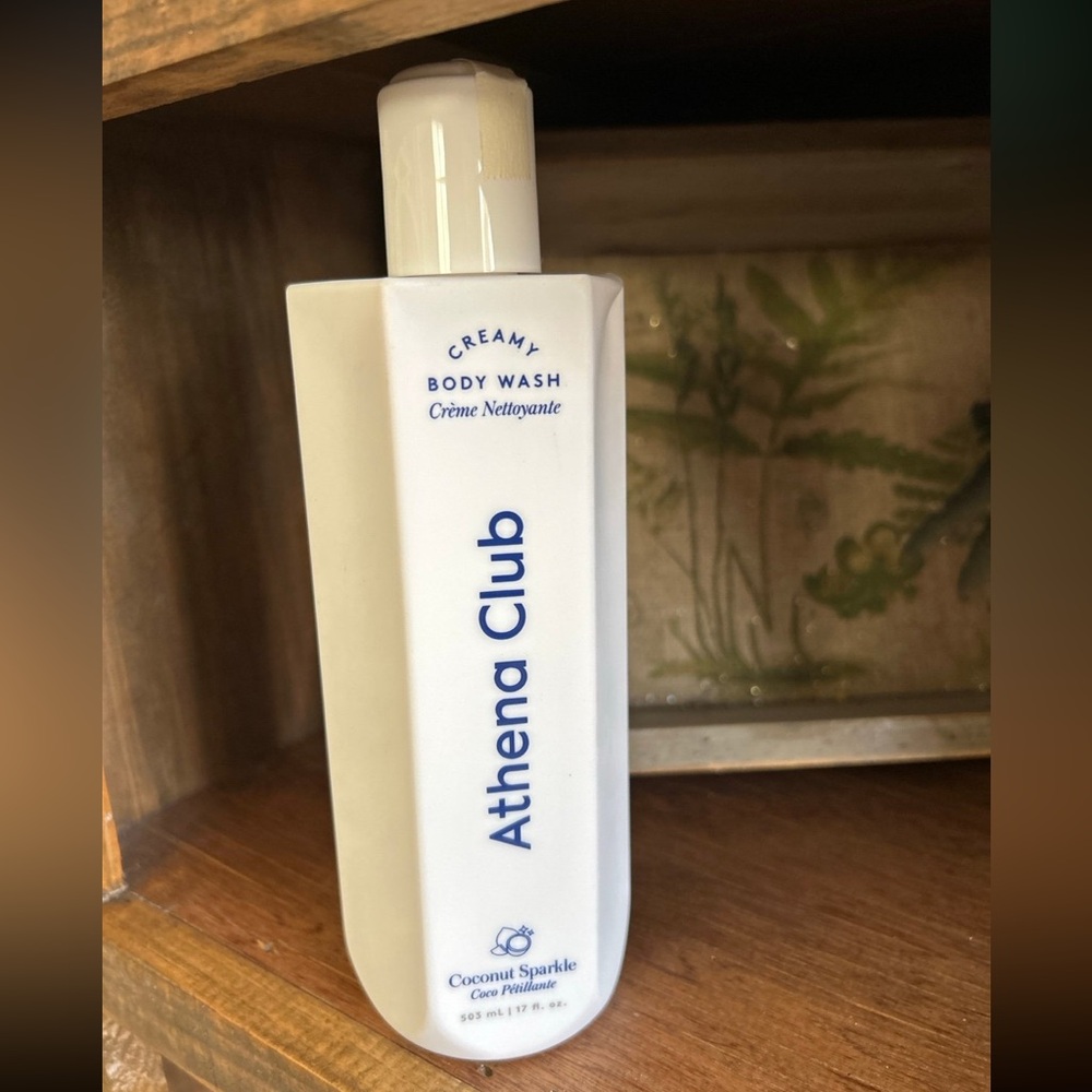 Athena Club Creamy Body Wash- Coconut Sparkle Vegan& Cruelty Free Body Wash NEW